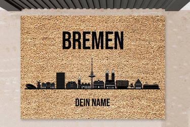 Fußmatte Bremen Skyline